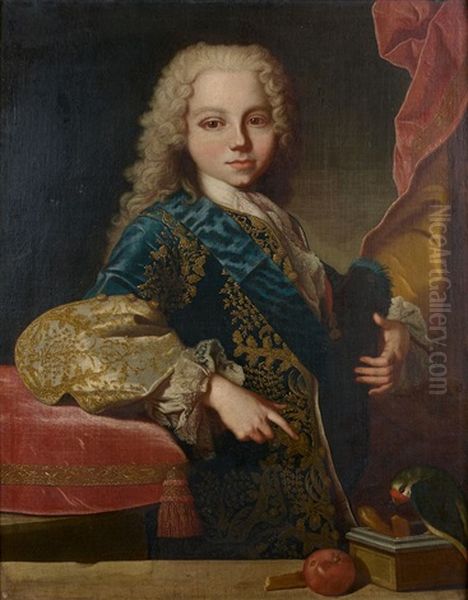 Portrait De Philippe I De Parme (1720 - 1765) Oil Painting by Jean Ranc