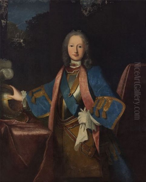 Portrait De Joseph, Quatrieme Marquis De Preaux Oil Painting by Jean Ranc