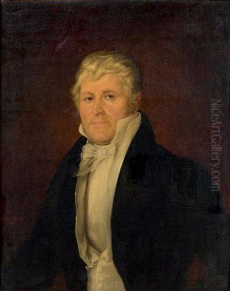 Portrait De Louis Andre Faguet (1779-1860) Oil Painting by  Rang-Babut (Louise Vaucorbeil)