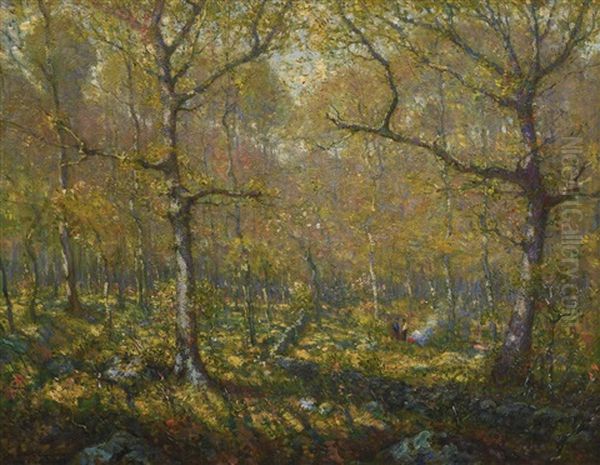 The Clearing (golden Spring) Oil Painting by Henry Ward Ranger