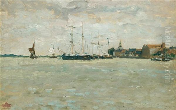 Le Havre Oil Painting by Henry Ward Ranger