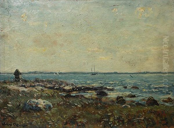 A Fresh Breeze Oil Painting by Henry Ward Ranger