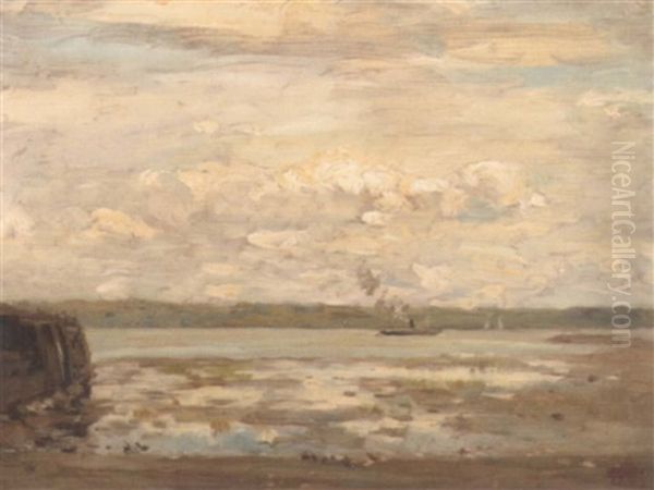 The Estuary Oil Painting by Henry Ward Ranger