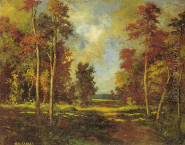 Afternoon Landscape Oil Painting by Henry Ward Ranger