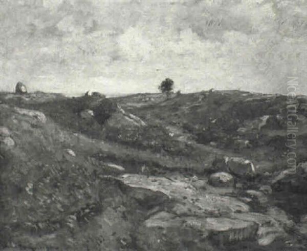 Landscape With Rocks Oil Painting by Henry Ward Ranger