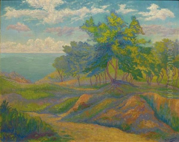 Paysage Maritime Oil Painting by Paul Elie Ranson