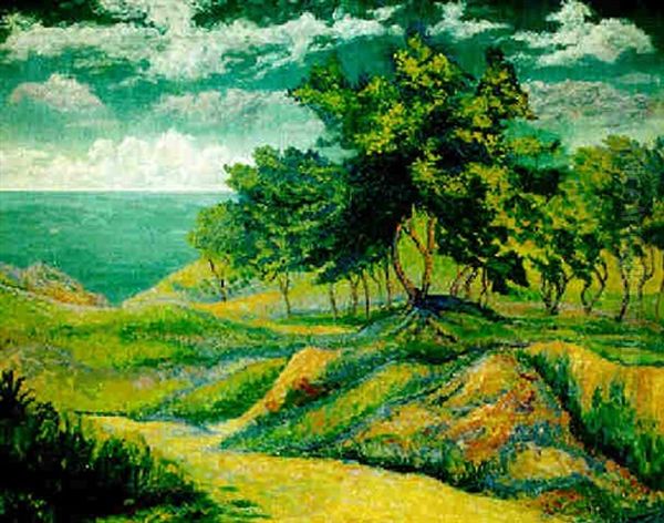 Paysage Impressioniste Oil Painting by Paul Elie Ranson