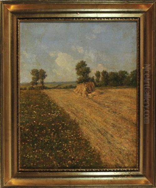 Sommerliche Feldlandschaft Oil Painting by Hans Ranzoni the Younger