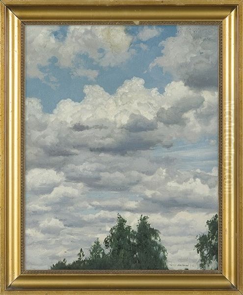 Clouds Oil Painting by Jozef Rapacki