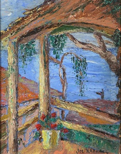 Gazebo By The Sea Oil Painting by Joseph Raphael