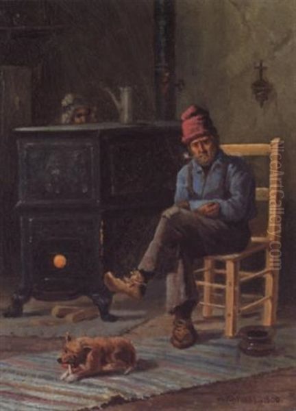 Old Pals Oil Painting by William Raphael