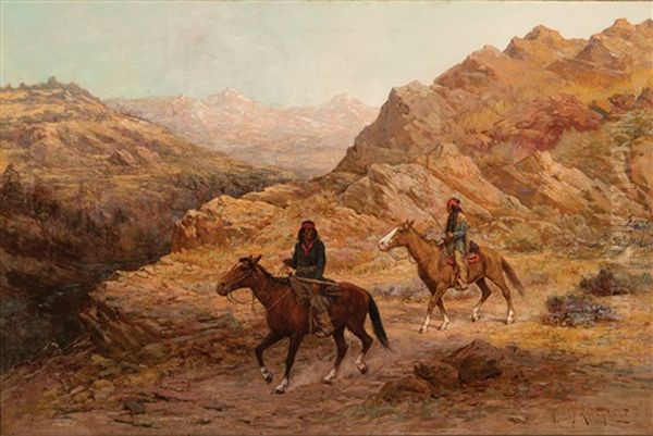 Scouting Party Oil Painting by Henry Raschen