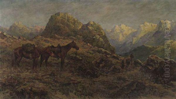 The Scout Oil Painting by Henry Raschen