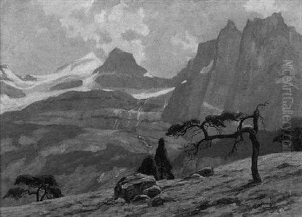 Alpenlandschaft Bei Kandersteig/schweiz by Alfred Rasenberger