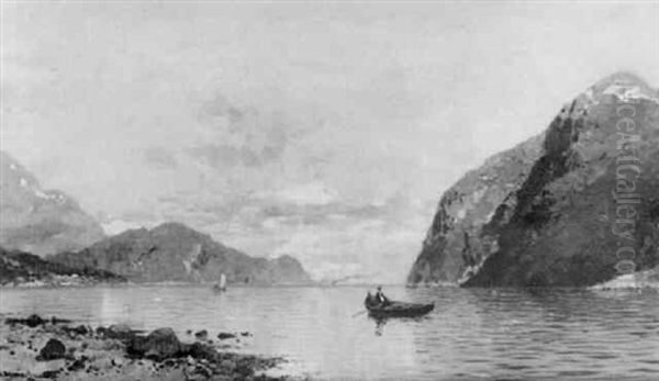 Fjordlandschaft by Georg Anton Rasmussen