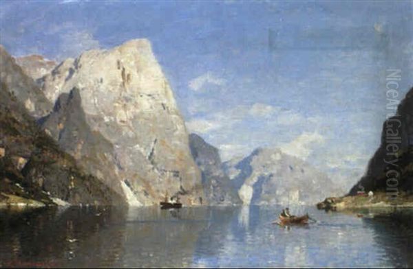 Fjordlandschaft by Georg Anton Rasmussen