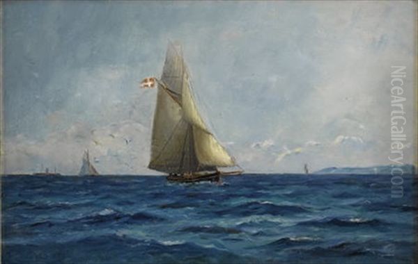 North Of Hven Oil Painting by Jens Christian Rasmussen