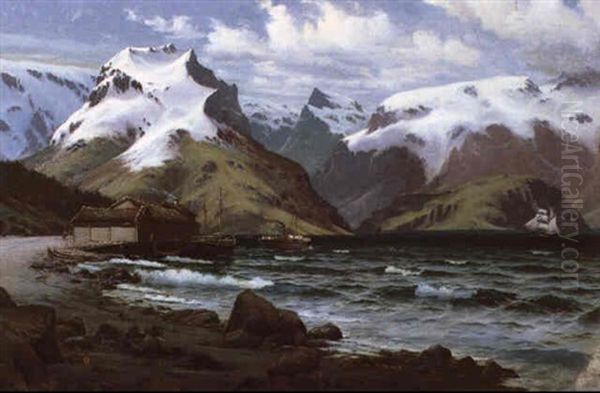 Fjordlandschaft by Niels Peter Rasmussen