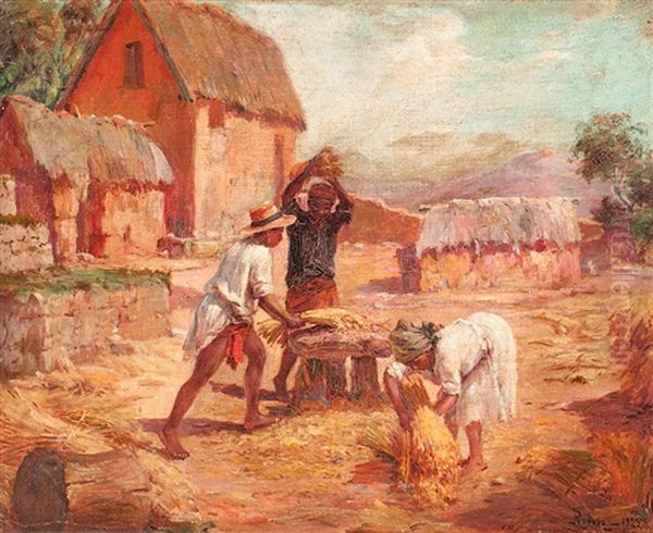 Escena Campesina Oil Painting by Henri Ratova