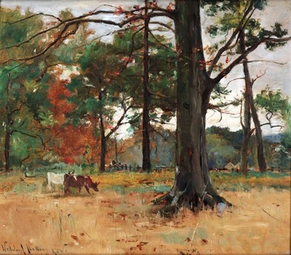 In Roseneath Wood Oil Painting by Alexander Wellwood Rattray