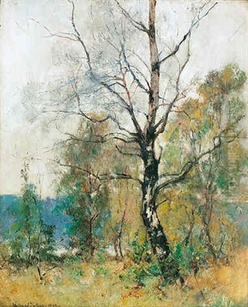 Among The Birches Oil Painting by Alexander Wellwood Rattray