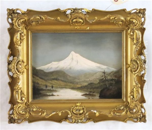 Mount Hood Oil Painting by Annie L. Rattray