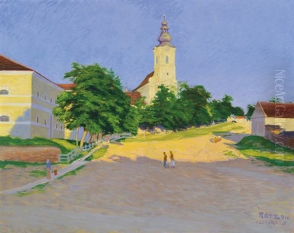 Szekelyhid Oil Painting by Peter Ratz