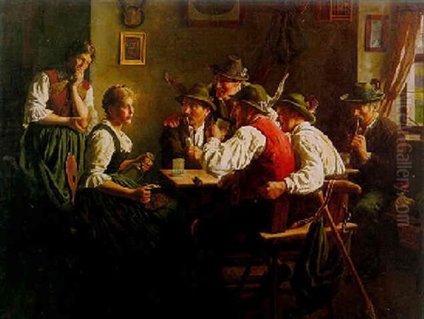 In The Tavern by Emil Rau