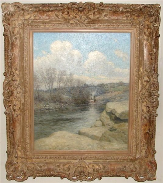 Landscape Oil Painting by John Willard Raught