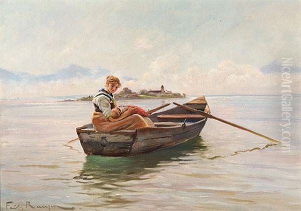 Rast Im See by Friedrich (Fritz) Raupp