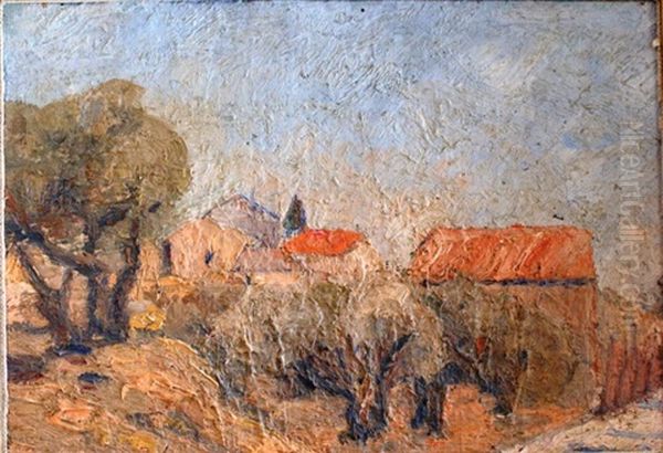 Paysage Oil Painting by Joseph Ravaisou