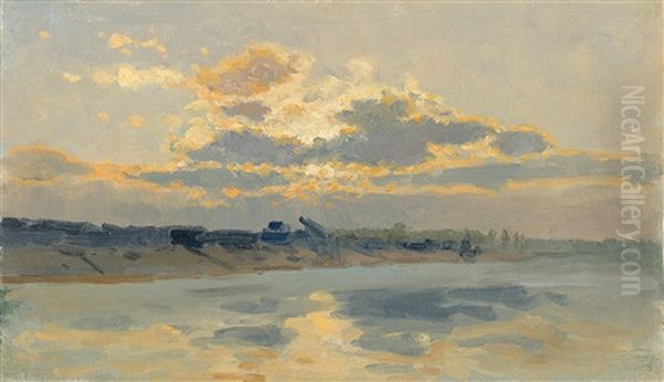 Himmel Und Wasser Oil Painting by Paul von Ravenstein