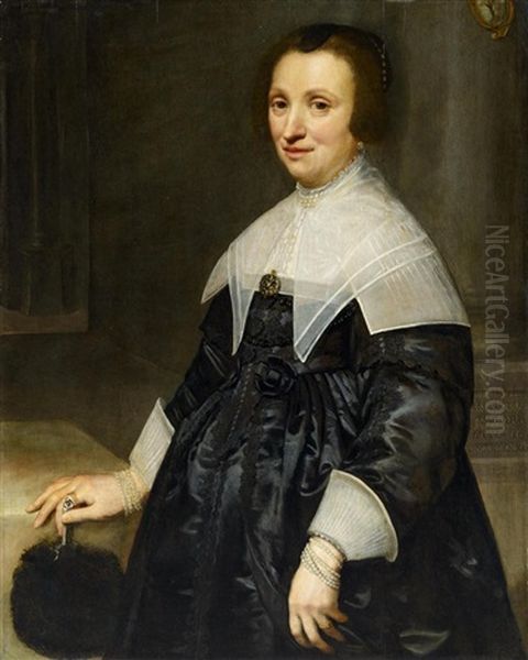 Bildnis Der Lucretia Van Der Meulen by Jan Anthonisz Van Ravesteyn