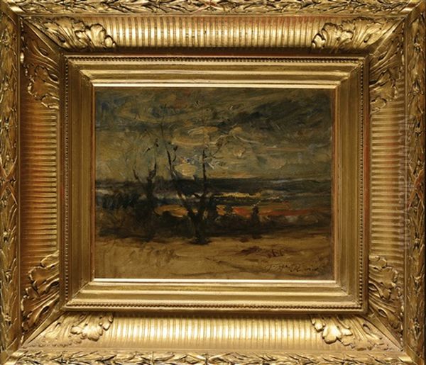 Paysage Aux Arbres Oil Painting by Auguste Francois Ravier