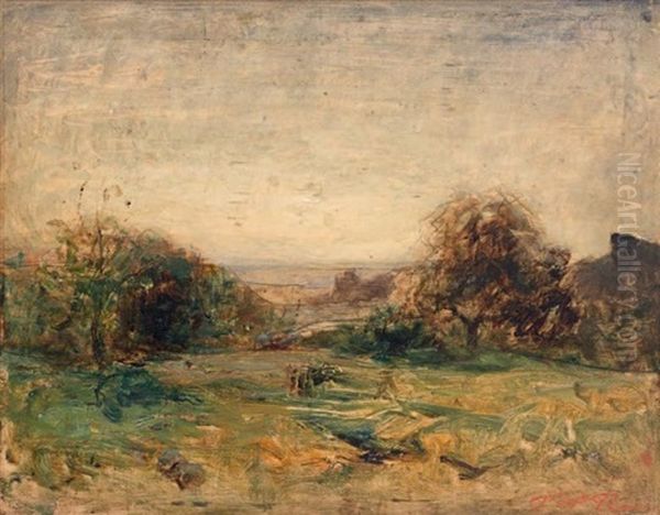 Paysage Oil Painting by Auguste Francois Ravier