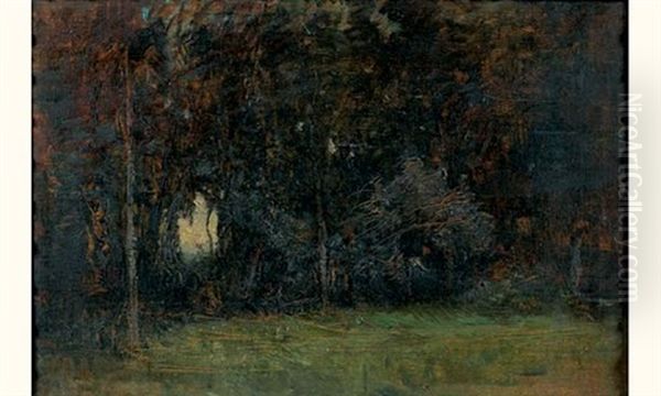 Sous Bois Oil Painting by Auguste Francois Ravier