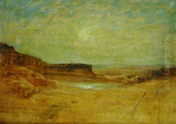 Paysage Oil Painting by Auguste Francois Ravier