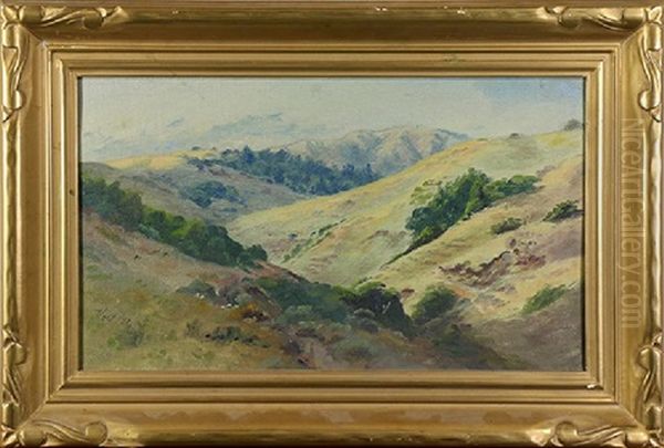 Marin Hills Oil Painting by Louis Edward Rea