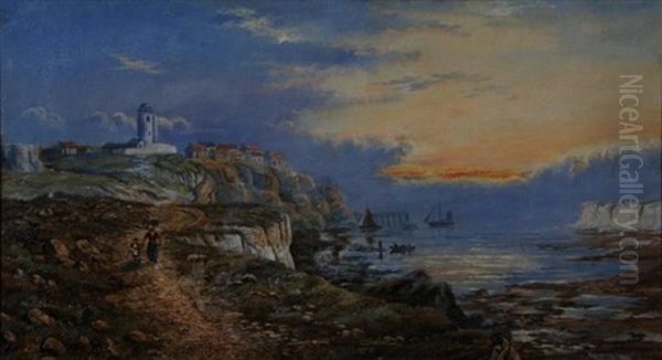 The Lighthouse Oil Painting by Albert Everard Read