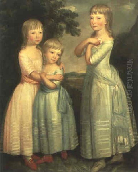 The Hanson Children Oil Painting by Katherine Read