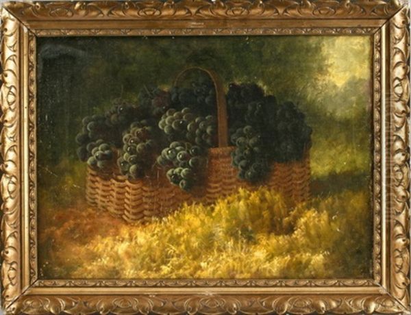 Weintrauben Im Korb Oil Painting by Carducius Plantagenet Ream