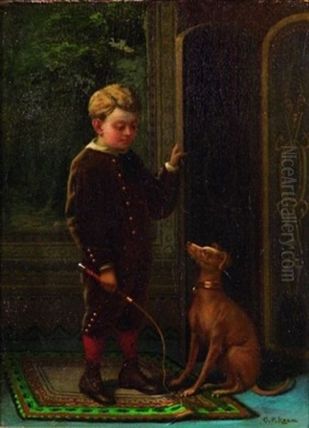 His Eager Companion Oil Painting by Carducius Plantagenet Ream