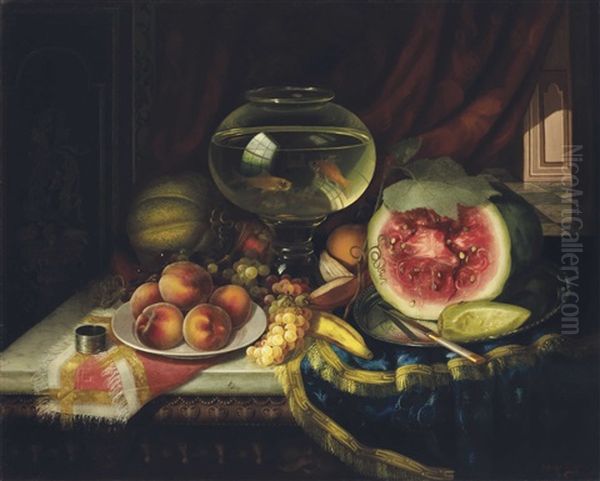 Still Life With Goldfish Bowl by Morston Constantine Ream