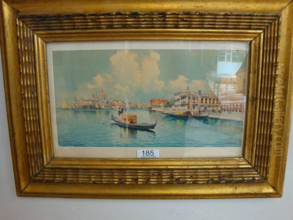 Veduta Di Venezia Oil Painting by Emilio Boni