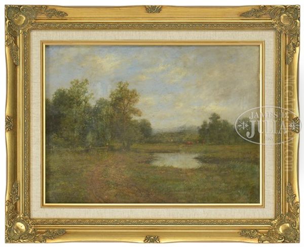 Scene Near Rockland Lake Oil Painting by Gardner Arnold Reckard