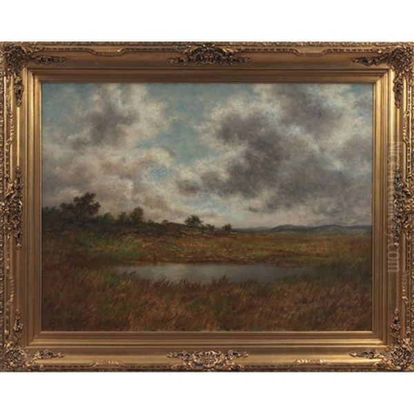 March Landscape Oil Painting by Gardner Arnold Reckard