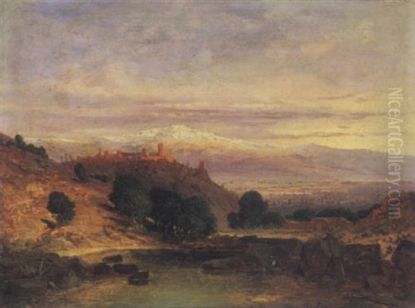 Tajkep (landscape) Oil Painting by Heinrich Von Reder