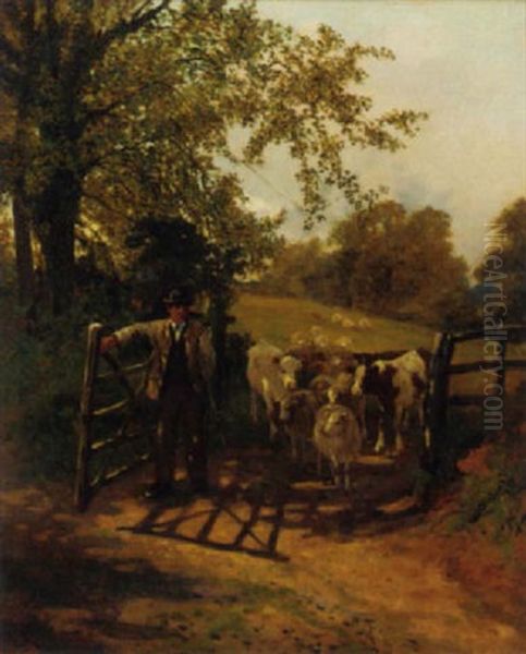 Pastures New Oil Painting by Arthur William Redgate