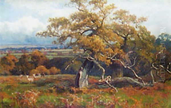 Donnington Park Oil Painting by Arthur William Redgate