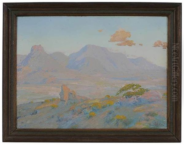 Western Landscape Oil Painting by Carl Redin